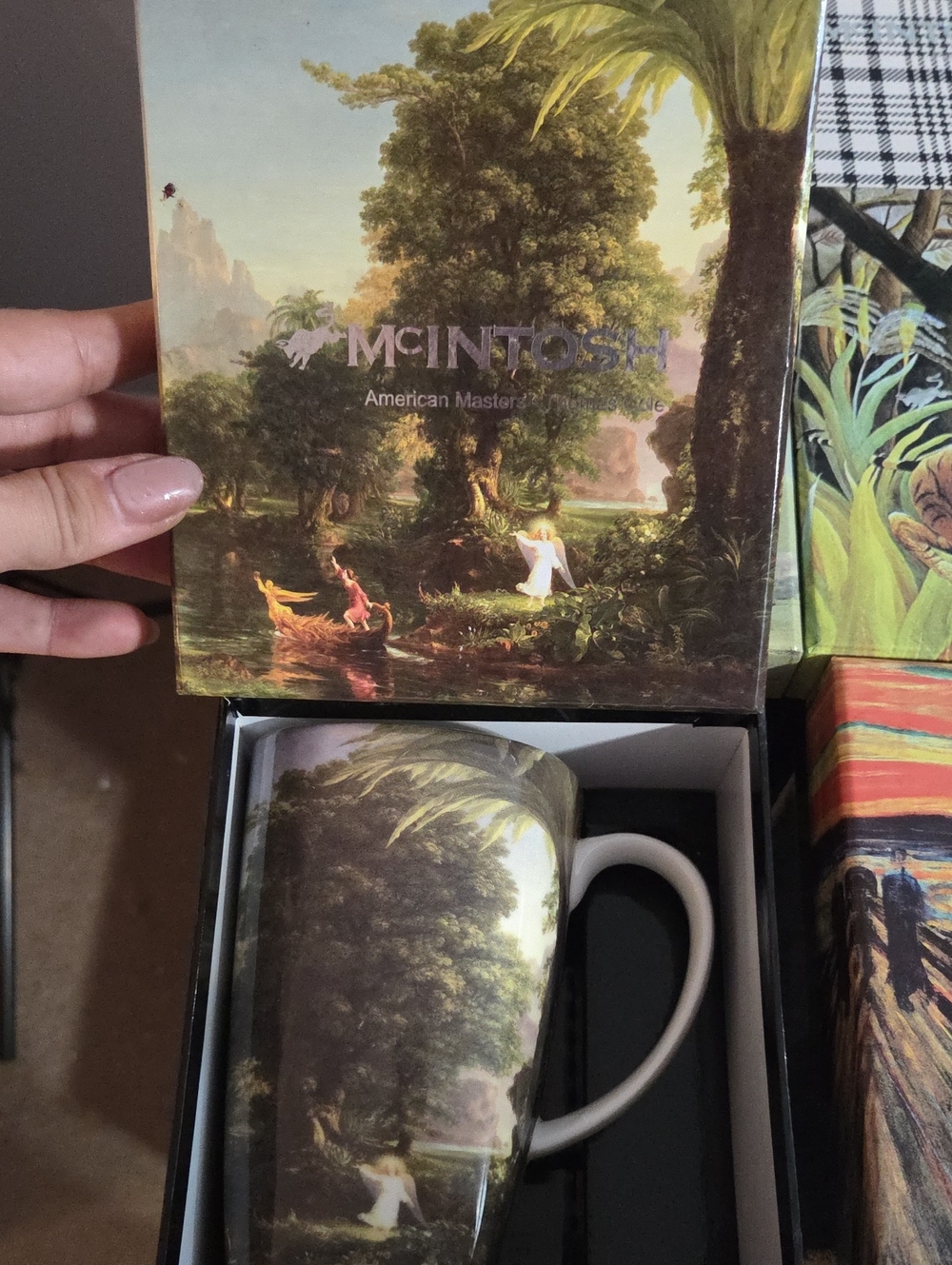 Thomas Cole- The Voyage of Life: Youth Grande Mug